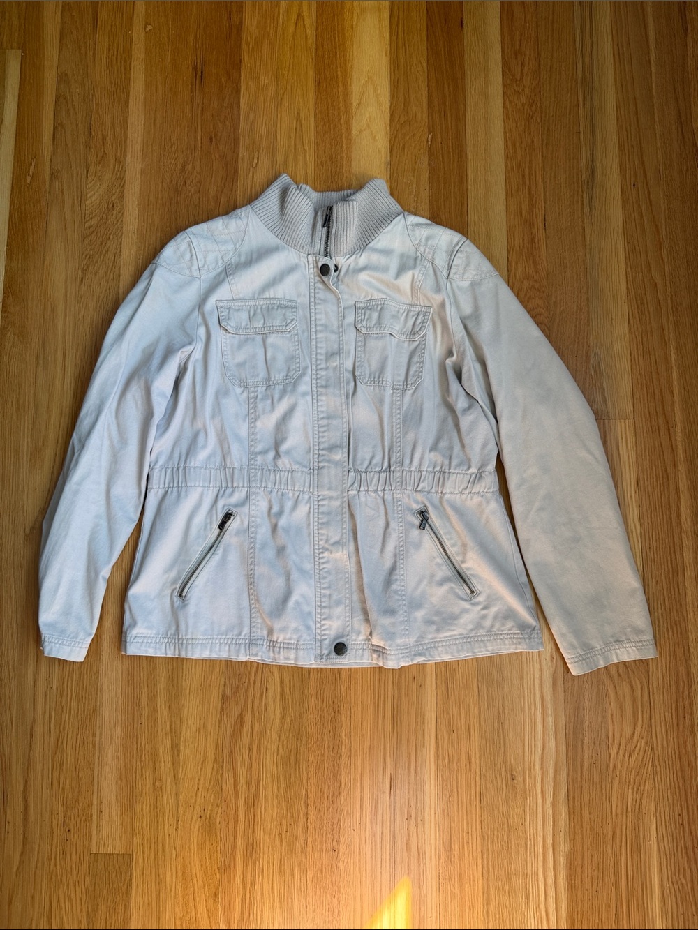 DKNY JEANS Light Beige Women's Utility Jacket